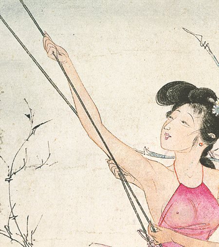 丛台-胡也佛的仕女画和最知名的金瓶梅秘戏图